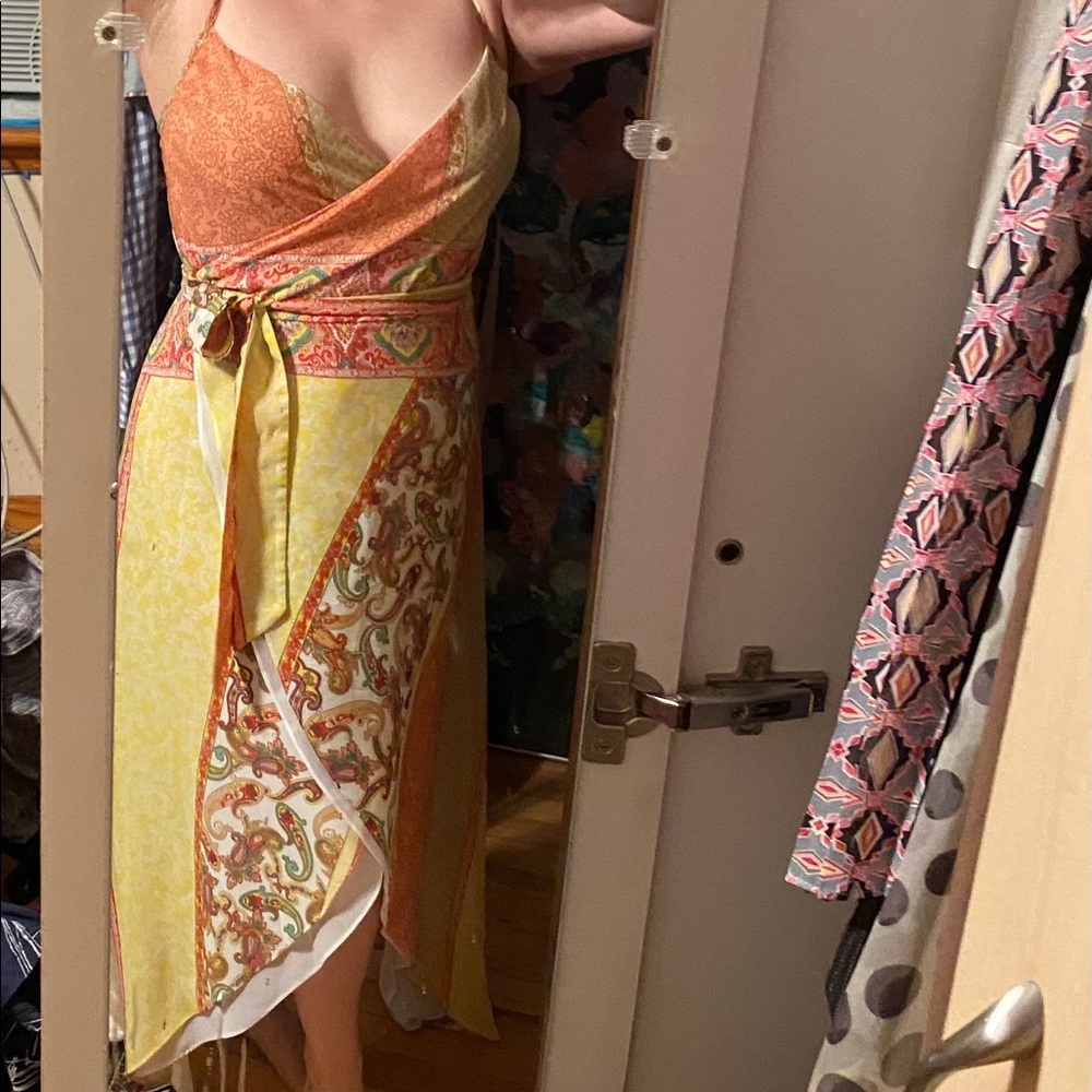 High Low Wrap Around Dress